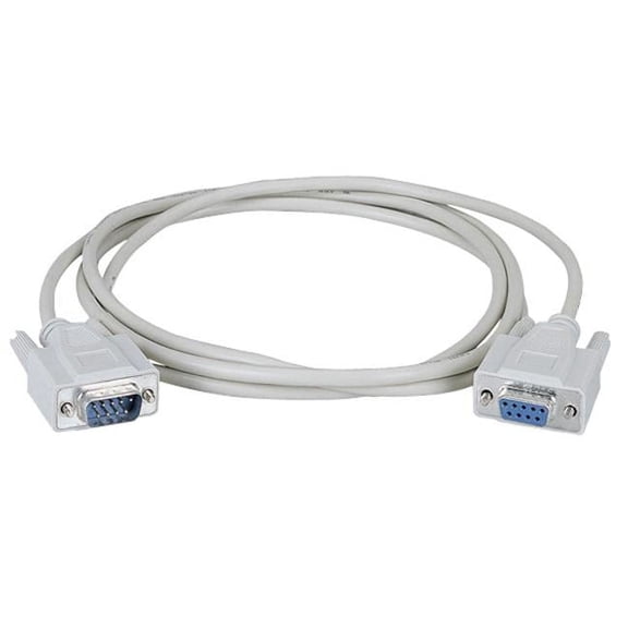 Serial Extension Cable - Male to Female, 20 ft.