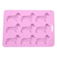 thumbnail image 2 of Sunsanly Silicone Ice Tray with Dachshund Dog Shape, Ice Cube Molds Food Grade for Ice Treats Candy Chocolate Biscuits, 2 of 8