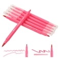thumbnail image 1 of Uxcell Dual Brush Markers, Pink Fine and Brush Tip Pen for Coloring, 6Pcs, 1 of 6