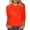 Valentines Tops for Women-A34Orange, variant on Mifsaly Plus Size Valentines Tops for Women 3/4 Sleeve Heart Print Shirts Loose Spring Basic Tee Girlfriend Gifts Festival Blouse 2026