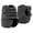 Black, variant on Jeffers Uniquely English Fetlock Boots for Horses, Pair - Breathable Neoprene Horse Leg Protection for Equine Ankles & Lower Leg Support for High Impact Activity & Daily Use - Medium White