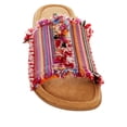 thumbnail image 6 of Minnetonka Violet Frayed Fabric Slide Sandal, 6 of 9