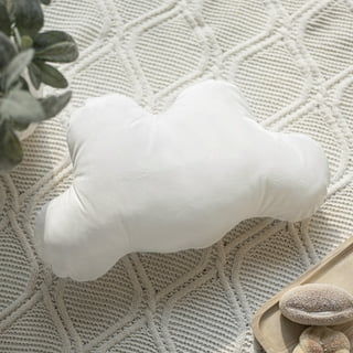 15 Inch Cloud Pillow, Cute Pillows Clouds Shaped Throw Pillows, Soft  Stuffed Plush Throw Pillow Waist Rest Cushion Bedrest Reading Pillows Chair  Back