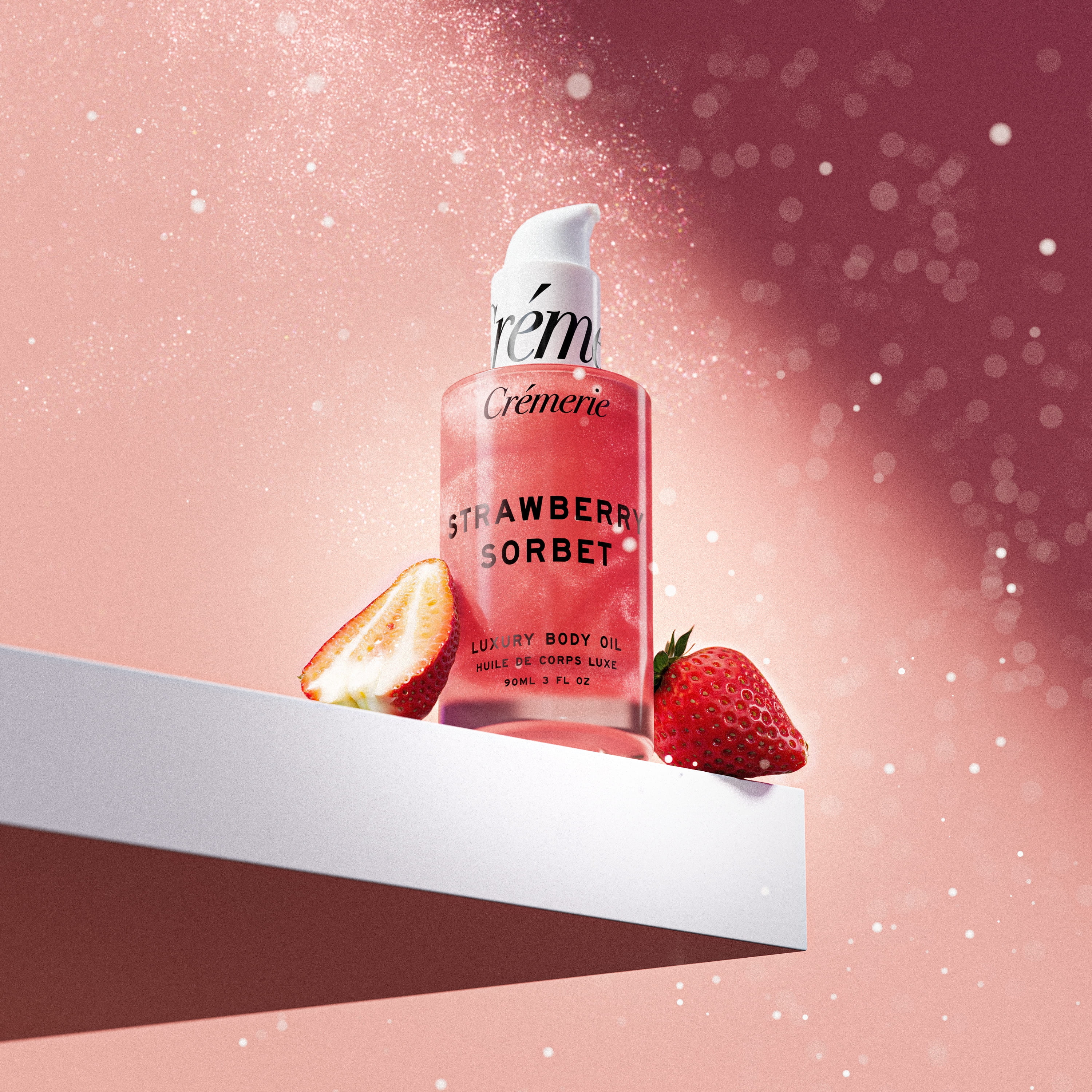 CREMERIE BODY OIL STRAWBERRY SORBET