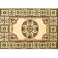 thumbnail image 1 of Ahgly Company Indoor Rectangle Oriental Brown Modern Area Rugs, 8' x 10', 1 of 4