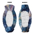 thumbnail image 5 of FKELYI UTV Seat Covers Compatible with Polaris Ranger XP 1000 Dustproof ATV Bench Cover Washable Backrest Protector UTV Interior Decor Marble Blue Purple Print, 5 of 7