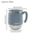 thumbnail image 6 of Kannior Insulated Coffee Mug with Handle, Stainless Steel Thermal Cup with Lid, Reusable Travel Mug for Coffee, Tea, Beverages, Office Home, 6 of 6