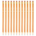 thumbnail image 1 of Uxcell Round Pencils, 12 Pcs HB Graphite Pencil with Eraser, Yellow, 1 of 6