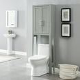 thumbnail image 2 of Crosley Savannah Wooden Bathroom Spacesaver in Gray, 2 of 15