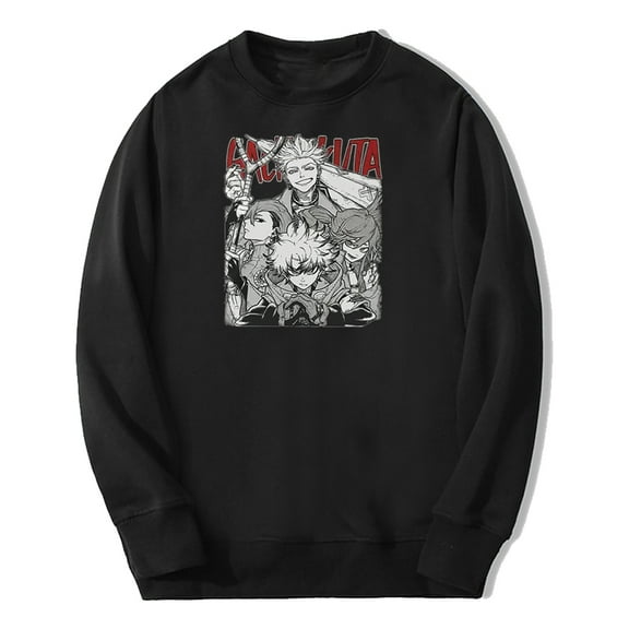 Gachiakuta Anime Merch Crewneck Long Sleeve Streetwear Women Men Pullover Sweatshirts