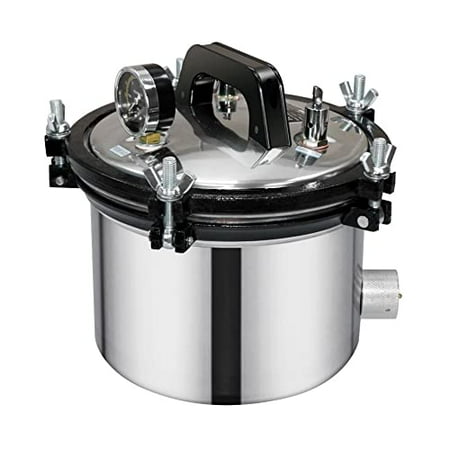 8L Dental Lab Autoclave, Portable Steam Equipment 110V