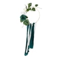 thumbnail image 2 of Guirnalda de flores artificiales de bienvenida con encaje para decoración de bodas. Verde, 2 of 9