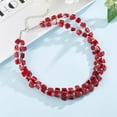 thumbnail image 2 of GHSDFBB Boho Layered Shell Beaded Necklaces Handmade Colored Bead Short Necklace Holiday Style Costume Jewelry for Women, 2 of 5