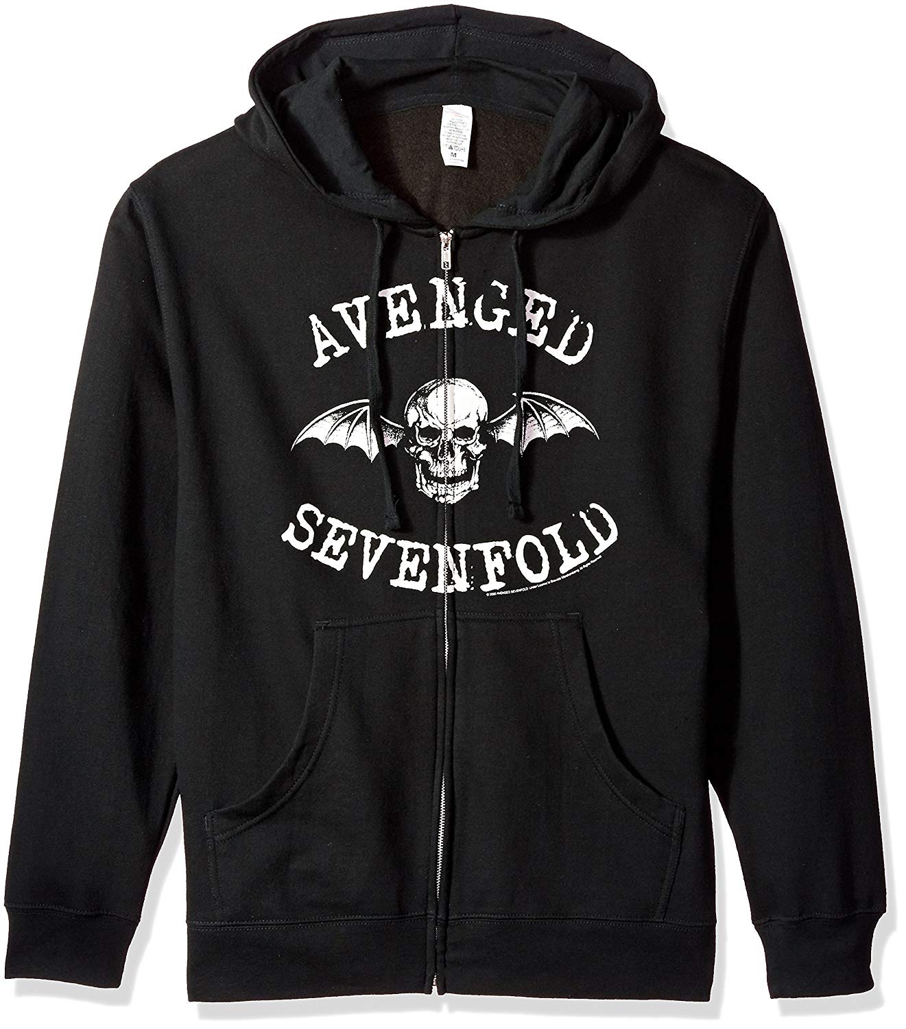 avenged sevenfold zip up hoodie