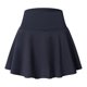 thumbnail image 1 of Falda de tenis 2 en 1 con pantalones cortos para mujer: falda pantalón deportiva de nailon y spandex transpirable con cintura elástica para correr y hacer ejercicio, 1 of 6