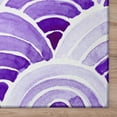 thumbnail image 2 of Addison Rugs Indoor/ Outdoor Surfside Wave Washable Rug New Purple - 8' x 10', 2 of 5