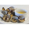 thumbnail image 2 of Paulson, Don 18x13 Gold Ornate Wood Framed with Double Matting Museum Art Print Titled - WA, Puget Sound Manila clams and butter sauce, 2 of 4