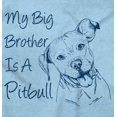 thumbnail image 5 of My Big Brother is a Pitbull Dog Lover Romper Boys or Girls Infant Baby Brisco Brands 6M, 5 of 6