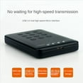 thumbnail image 4 of 2X Carcasa HDD Caja SSD Caja de Disco Duro Cifrado Caja de Disco Duro USB3.0 de 5 Gbps para Disco Duro de 2,5 Pulgadas, 4 of 5