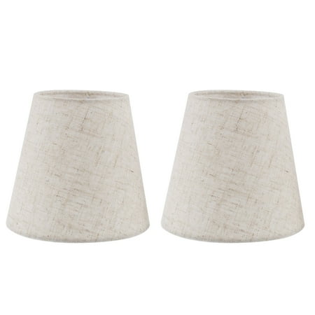 

2Pcs Small Lamp Shade Cloth Lamp Cover Chandelier Lamp Dust Cover