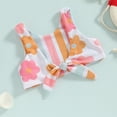 thumbnail image 4 of Bagilaanoe Toddler Baby Girls Swimsuits 2 Piece Bikinis Set Floral Print Tankini Tops + Shorts 6M 12M 18M 24M 3T 4T Kids Swimwear Bathing Suit Beachwear, 4 of 6
