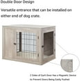 thumbnail image 4 of UniPaws UH5161 Large Pet Crate with Cushion -  Weathered Grey, 4 of 8