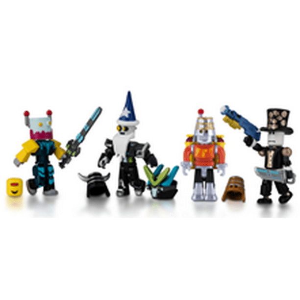 Roblox Action Collection Robot Riot Four Figure Pack Includes Exclusive Virtual Item Walmart Com Walmart Com - roblox last chance 24 pack