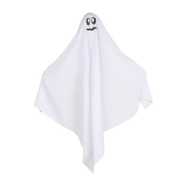 Decoraciones de Halloween, adornos de Halloween, regalos de Halloween. Pequeños fantasmas blancos espeluznantes para Halloween que cuelgan para decorar el patio, el porche, el interior y el exterior.