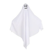PEIBang Halloween White Ghost Decorations 12.00 Inch Hanging Spooky Ghosts for Indoor Outdoor Porch Patio Yard Party Decor