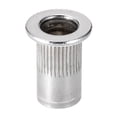 thumbnail image 4 of Unique Bargains 10-32 Écrous Rivets en Alliage d'Aluminium Tête Plate Filetée Écrou Argent 25 Pcs, 4 of 6