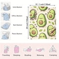 thumbnail image 6 of Kuscheln Fruit Throw Blanket, Cute Strawberry Watermelon Pineapple Fleece Blanket, Cozy Soft Blanket for Sofa Couch Bed Travel, Tropical Fruit Blanket for Kids Adults, Fun Summer Blanket Holiday Gift, 6 of 7