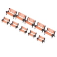 thumbnail image 2 of 10Pcs Miniature Garden Bench Assorted Color Micro Landscape Design Desktop Ornament Friends, 2 of 9