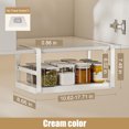 thumbnail image 2 of Hanging Under Cabinet Shelf, Expandable Under Shelf Storage Stand, Kitchen Counter Metal Under Desk Shelf For Kitchen Cupboard, Pantry Cabinet, 2 of 7