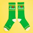 thumbnail image 3 of I Love Pickles, Novelty Gift Socks for Men, Women and Teens, Funny Cool Crew Socks (Made in the USA), 3 of 4