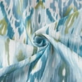 thumbnail image 5 of Lush Decor Ikat Drops Shower Curtain Single 72" W x 72" L Teal - Blue Shower Curtains - Colorful Bath Curtain - Modern Eclectic Style - Boho Decor, 5 of 7