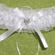 thumbnail image 5 of Ligas blancas para novia (2 piezas), liga de boda con encaje elástico, conjunto de liga de boda, accesorios de novia, 5 of 6