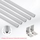 thumbnail image 4 of Uxcell Clips de Luz LED, 30pcs Soportes de Montaje de Acero Inoxidable para LED Strip de 30mmx30mm o Canal de Aluminio en V, 4 of 7