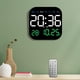 thumbnail image 2 of Reloj despertador Digital con configuración de alarma Reloj de escritorio pantalla LED temperatura fecha semana visualización para dormitorio , 3 colores, 2 of 8