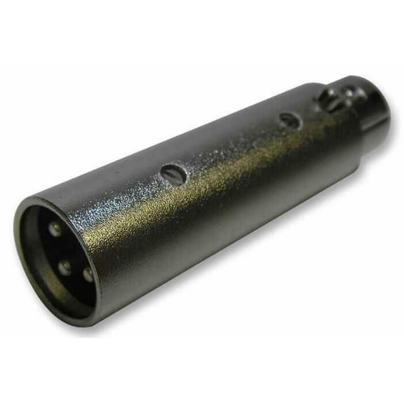PRO SIGNAL - XLR DMX Adaptor, 3 Pin Plug to 5 Pin Socket