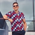 thumbnail image 4 of Balery golf Camisa Polo de Hombre con Estampado, de Manga Corta y Tejido Medio, Camisa Tipo Golf Polo-Medium, 4 of 6