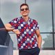 thumbnail image 4 of Fotbe golf Camiseta Polo de Golf para Hombre con Estampado – Camisa Deportiva Transpirable con Cuello Abotonado-Small, 4 of 6