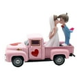 thumbnail image 5 of QccHieUs Valentine's Day Truck Decoration, Truck Model Gift with Openable Doors, Mini Style D, 5 of 9