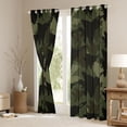 thumbnail image 3 of jejeloiu Military Camouflage Black Out Curtains,Retro Airplane Aircraft Curtains Pack of 2 (42x63 Each) For Boys Kids, 3 of 6