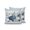 Hazy Blue2, variant on Outdoor Pillows Waterproof, Blue Grey Pumpkins Fall Bedding Throw Pillows with Insert for Couch Sofa Bed, Thanksgiving Floral Botanical Vintage 18x18 Inch Pillowcases Decorative Patio Pillow Set of 1