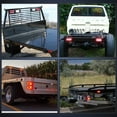 thumbnail image 5 of Nilight 4pcs Trailer Truck Lights LED Sealed RED 6" Oval Stop Turn Tail Marine Waterproof for Jeep RV Truck Boats, 5 of 8