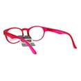 thumbnail image 3 of SA106 Oval Horn Rim Multi 3 Focus Progressive Reading Glasses Red +2.0, 3 of 4