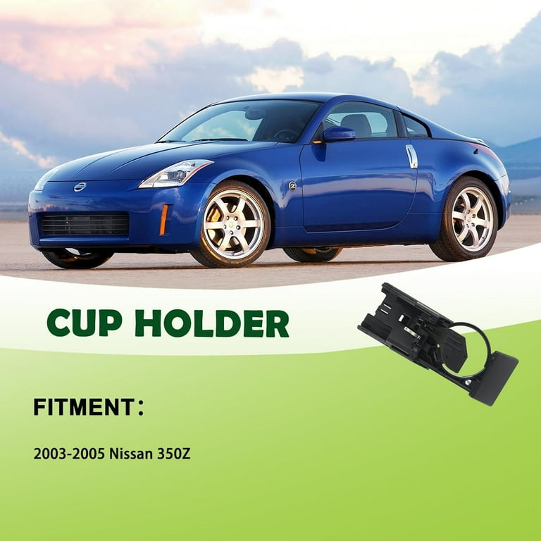 Dash Dashboard Cup Holder Assembly Black Compatible with