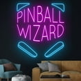 thumbnail image 3 of Handmadetneonsign Pinball Wizard Neon Sign, Pinball Retro Led Light, Pinball Neon Light,Arcade Sign, 3 of 5