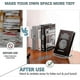 thumbnail image 4 of 6pcs Transparent Acrylic Bookends With Non-slip Stickers, Bookends For Bedroom, Library, Office, School And Desk Organiser-ynp, 4 of 5