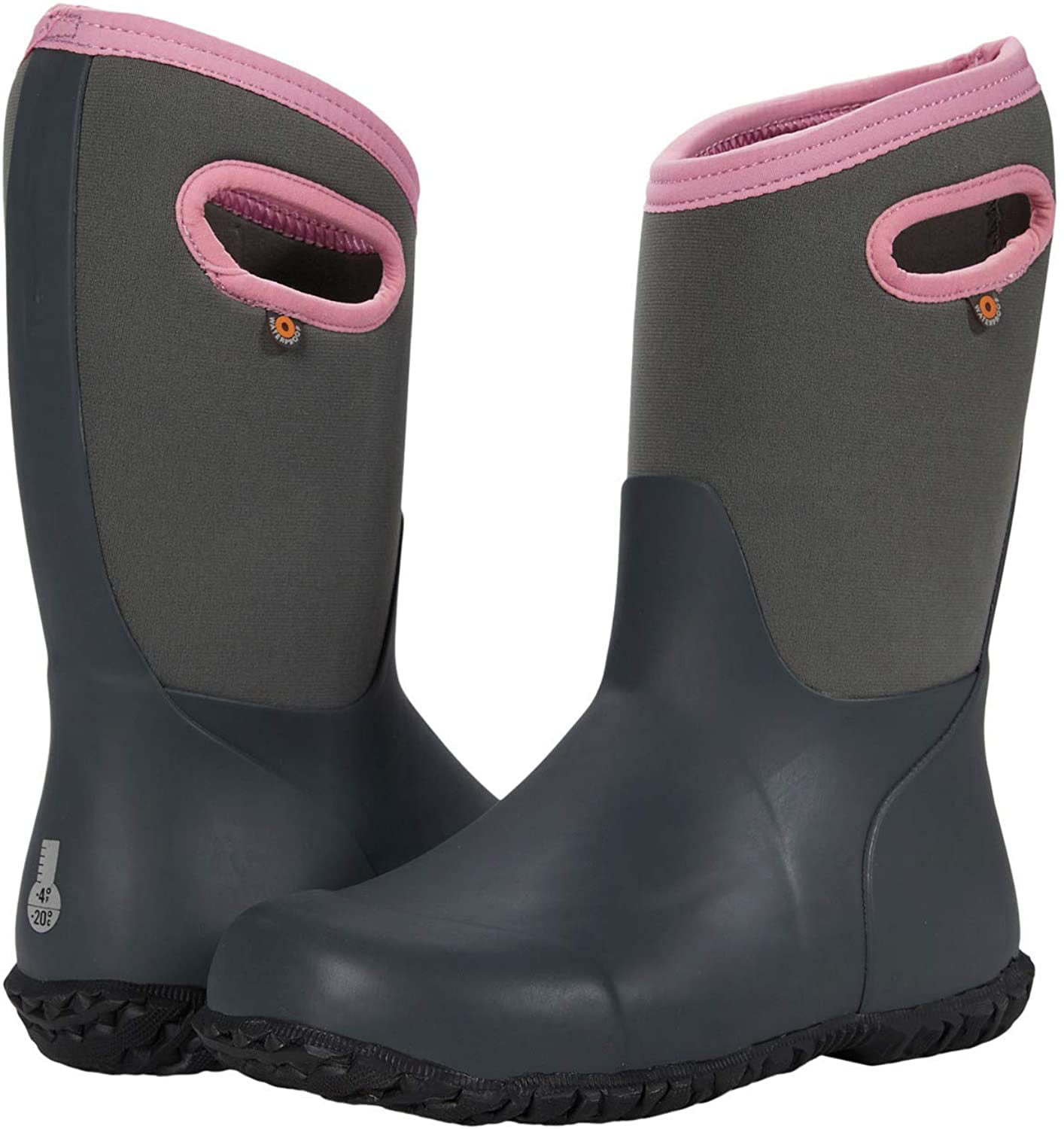 BOGS Unisex-Child York Boys and Girls Waterproof Insulated Rubber and Neoprene Winter Rain Boot 